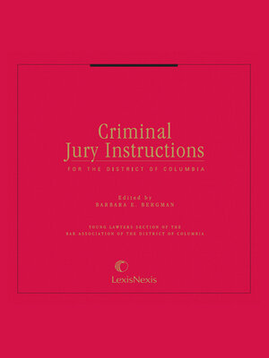 cover image of Criminal Jury Instructions for the District of Columbia